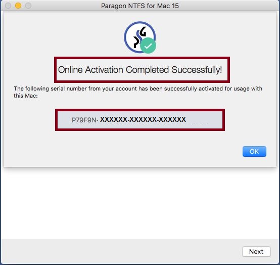 Activate Paragon Ntfs For Mac